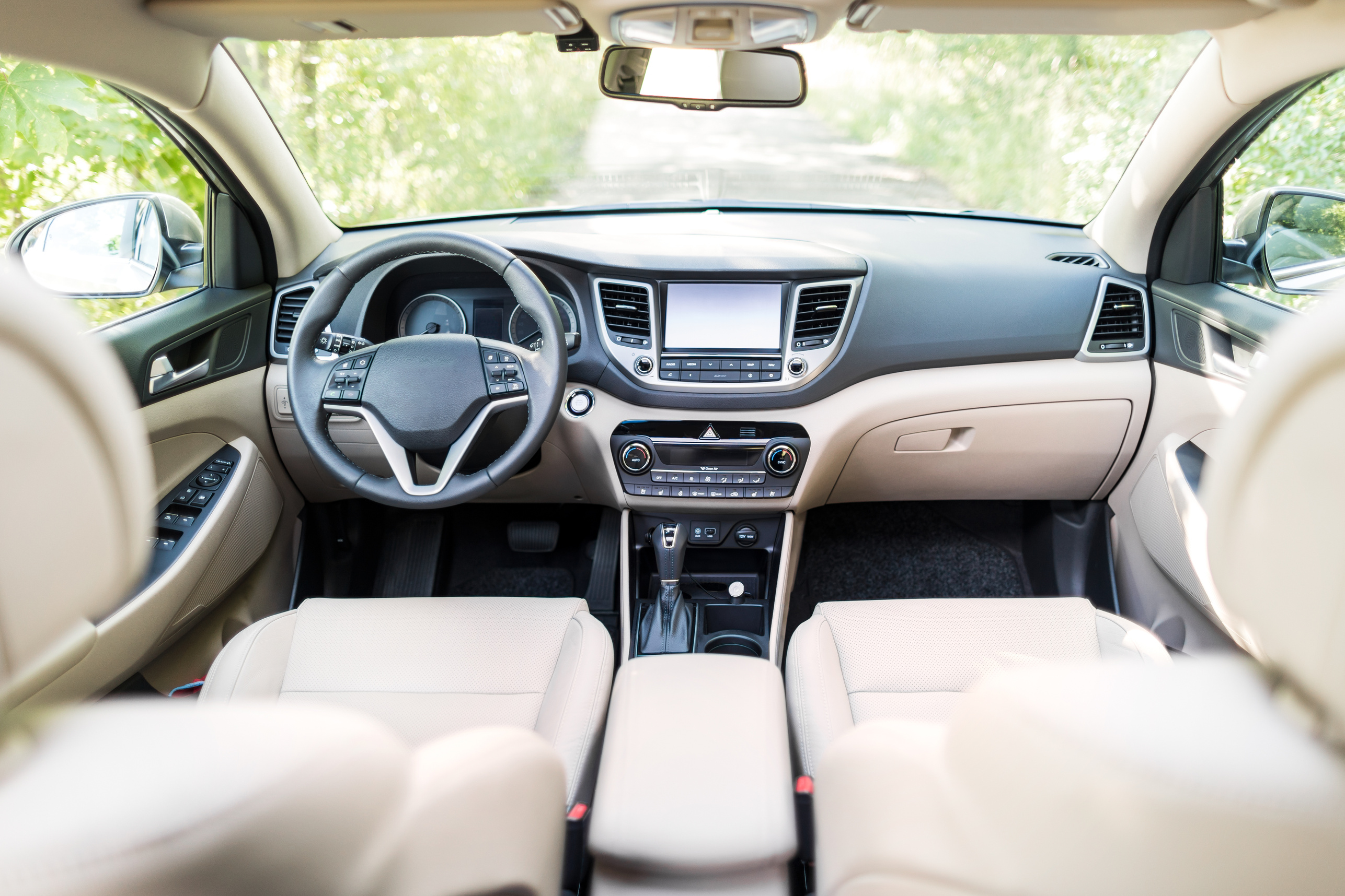 Luxury Car Interior.